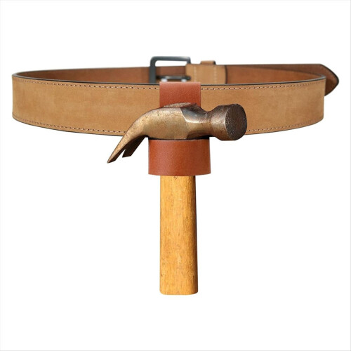 Multi-Tool Hammer Stand, Small Hammer Ax Holder Leather Case 1