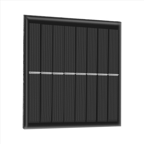 1W 4V solcelleoplader med base til opladning af 2xAA batterier 2