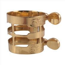 New Carved Metal Clarinet Mouthpiece Ligature Clip For Alto Saxophone