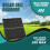 1W 4V solcelleoplader med base til opladning af 2xAA batterier 6