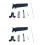 2 stk. FT009-7 Styrerorsæt til FT009 RC Båd Reservedele 1