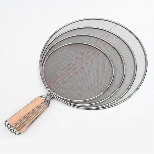 Μαγειρική Τηγάνισμα Ανοξείδωτο ατσάλι Anti Splatter Guard Oil Net 33cm 2