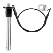Pin de blocare cu bilă din oțel inoxidabil cu eliberare rapidă, diametru 8 mm