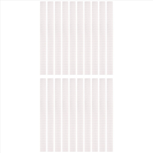 20 stk. makeupbørstebeskyttere, cover, hvid 1