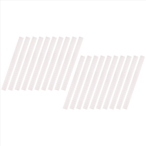 20 stk. makeupbørstebeskyttere, cover, hvid 2