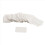 Κάρτες οθόνης σκουλαρίκι 50 τμχ Kraft, 3,5 x 2,5 cm (Λευκό) 2