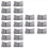 20Pcs Console Mixer Slider Fader Knobs for Potentiometer Gray Knob 2