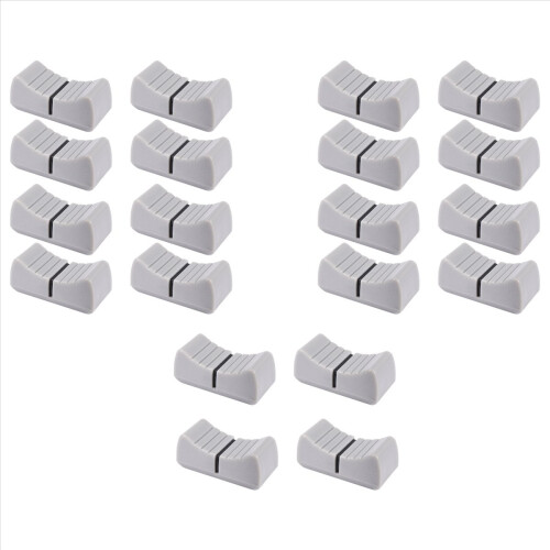 20Pcs Console Mixer Slider Fader Knobs for Potentiometer Gray Knob 2