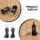 10 stk. plastikmonteringsclips til 4-vejs CPU-kølere 1155 775 CPU 6