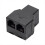 2PCS RJ11 Διαχωριστής καλωδίων τηλεφώνου 6P4C Προσαρμογέας διαχωριστή 2 θυρών 2