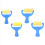 Σετ 4 τμχ Πινέλο Σφουγγάρι Ρολό DIY Πινέλα ζωγραφικής για παιδιά 4