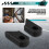 2PCS Universal Bicycle Fixed Gear Rubber Crank Protector Cover, Μαύρο 6