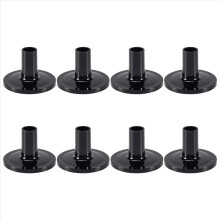 8Pcs Cymbal Sleeves 38x26mm Preto Tambor Cymbal Sleeves Substitui??o