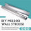 Mirror Wall Sticker Rectangle Self Adhesive Films Mirror Foil 4