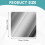 Mirror Wall Sticker Rectangle Self Adhesive Films Mirror Foil 5