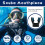Snorkelmundstykke Regulator Universal Silikone Åndedrætsværn Blå 4