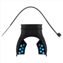 Régulateur d'embout de tuba Respirateur universel en silicone Bleu