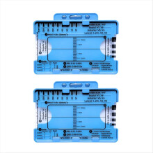 R?gua de 7 passos para ECG 2PCS, r?gua de 7 passos para ECG/interpreta??o de ECG,
