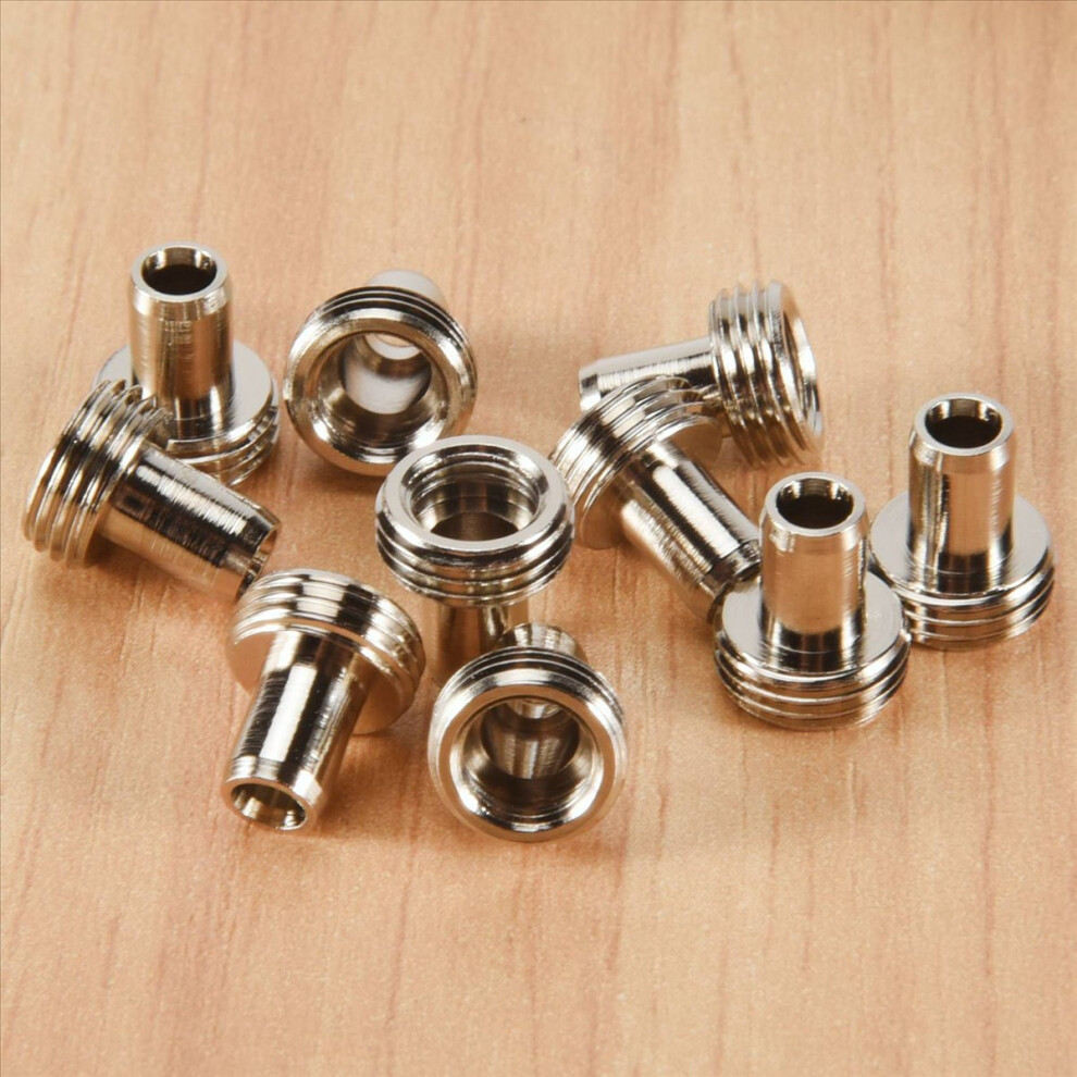 10Pcs Ceramic Tube Sleeves And 10Pcs Metal Connector Adapters 4852209300537