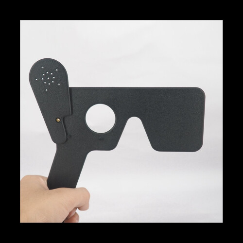 Lorgnette 17 Pinhole Sort Plastik Synstest Øjenlukke 1
