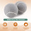 2 ΤΕΜ. Precut Walker Tennis Ball για προστασία ποδιών επίπλων, γκρι 4