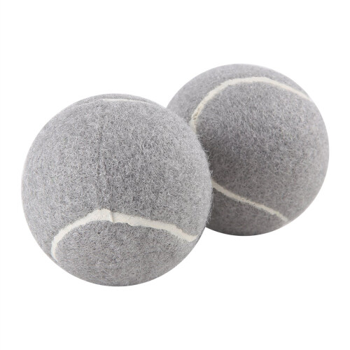 2 ΤΕΜ. Precut Walker Tennis Ball για προστασία ποδιών επίπλων, γκρι 1