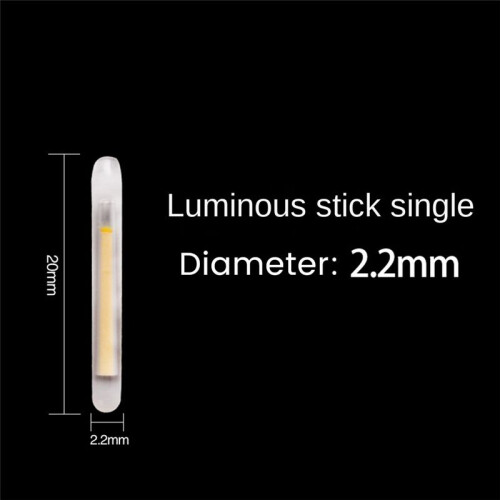 100PCS Pesca Float Light Stick LED Fluorescente Glow Sticks 2.2mm 1