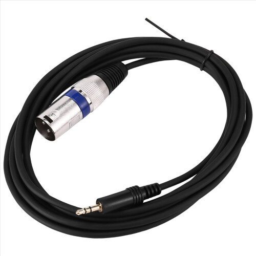 meter 3,5 mm stereo jackstik til 3-bens XLR hankabel til mikrofonlyd 1