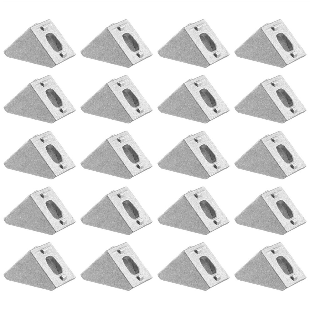 20Pcs 2020 Corner Fitting Angle Aluminum 20 X 20 L Connector Bracket 4852209305990