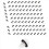 100Pcs Plastic Rivets Clip for- E46 E53 E90 E91 E70 Door Panel 2