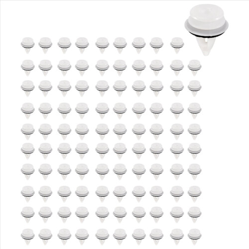 100Pcs Plastic Rivets Clip for- E46 E53 E90 E91 E70 Door Panel 2