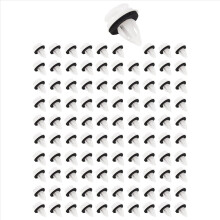 100Pcs Plastic Rivets Clip for- E46 E53 E90 E91 E70 Door Panel