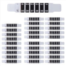 30 Pcs Forehead Thermometer Strips Reusable Stickers Discoloration