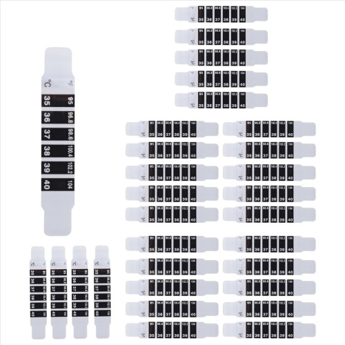 30 Pcs Forehead Thermometer Strips Reusable Stickers Discoloration 2