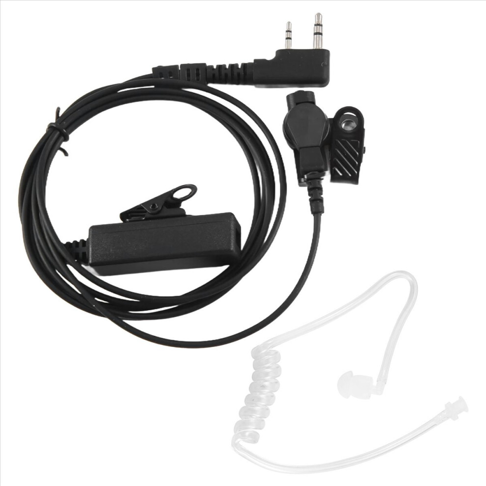 2Pin Covert Acoustic Air Earpiece For Radio 4852209311298