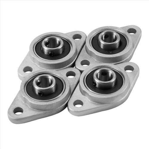 4 τεμ Kfl08 Pillow Block Διαμέτρου 8Mm Ρομβικό Ρουλεμάν φλάντζας για Cnc 1