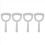 Meat Scraper Bone Dust Scraper White Scraper Bone Dust Scraper 1