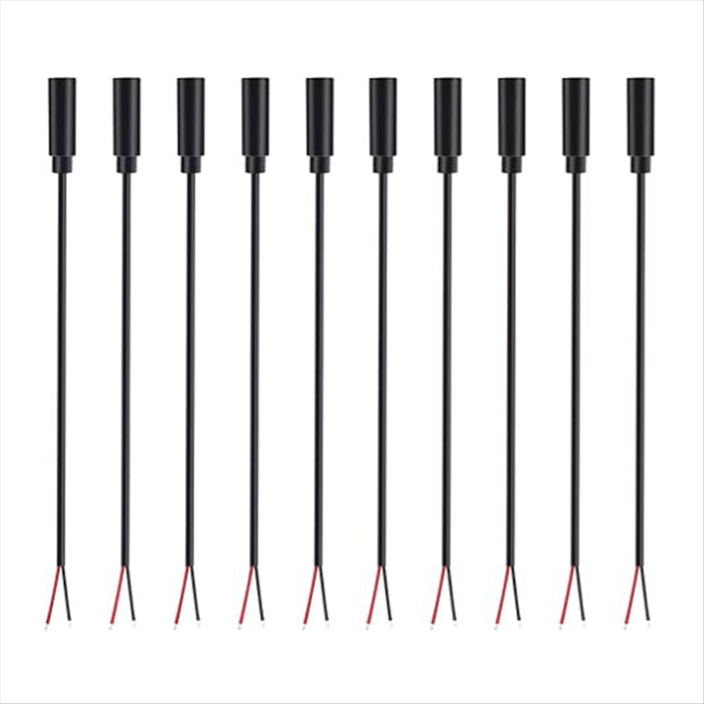 10Pcs 3.5Mm Female Jack To Bare Wire Open End 2 Pole Audio Cable 4852209311496