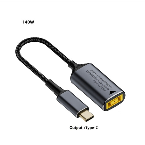 Încărcător de laptop cu priză pătrată de 140 W CC 1