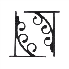 2Pcs Wall Mounted L Shaped Angle Bracket Multifuntional Brace Shelf S
