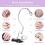 UV LED Nail Lamp for Nails with Securing Clip Rotatable Light, Silver 3