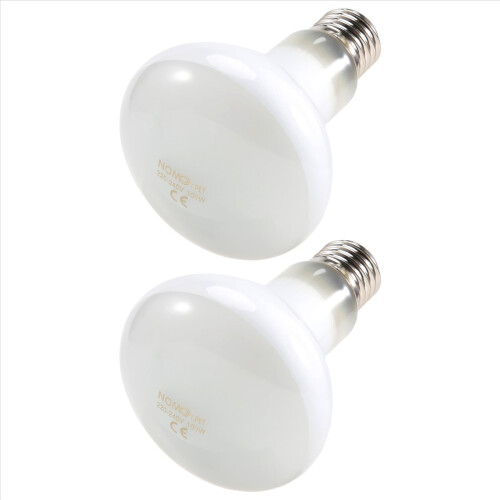 2-pak UVB varmelampe til krybdyr (100 W) 2