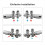 Multiblock Set Radiator Aansluitfitting met Thermostaat 50 mm 4