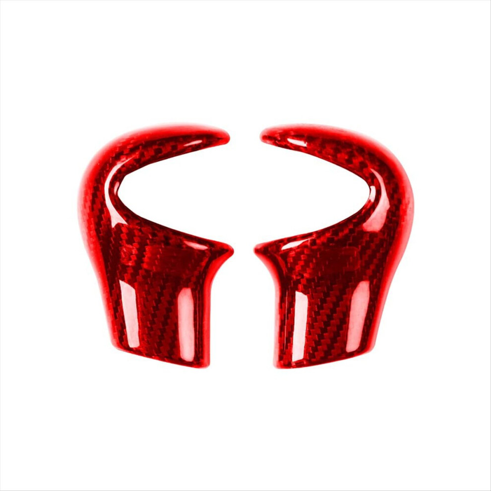 For R55 R56 Carbon Fiber Gear Shift Knob Cover Carbon Red 4851244630753