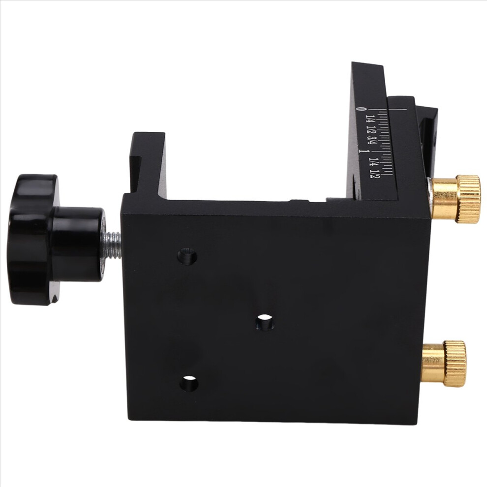 Pocket Hole Drill Guide Dowel Jig, Oblique Hole Locator Black 4851244670278