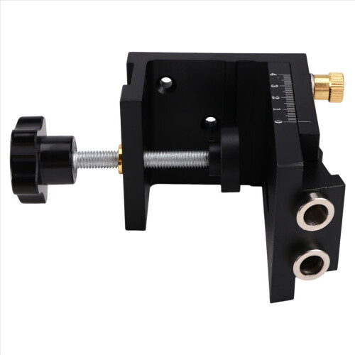 Pocket Hole Drill Guide Dowel Jig, Oblique Hole Locator Μαύρο 2