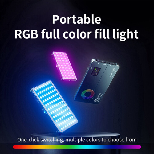 Full Color Small Panel Light LED Full-Color RGB Fill Light Lamp 2
