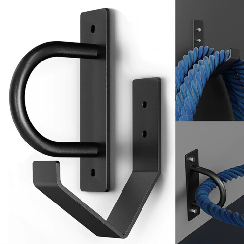 Rope Wall Anchor Kit Wall Mounted Training Rope Storage Tool 2