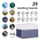 White Noise Machine Slaaphulp 39 Liedjes Rustgevende Geluiden Blauw 2