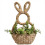 Bunny Basket Hanging Wall Pocket Spring Decor, for Decorations 1